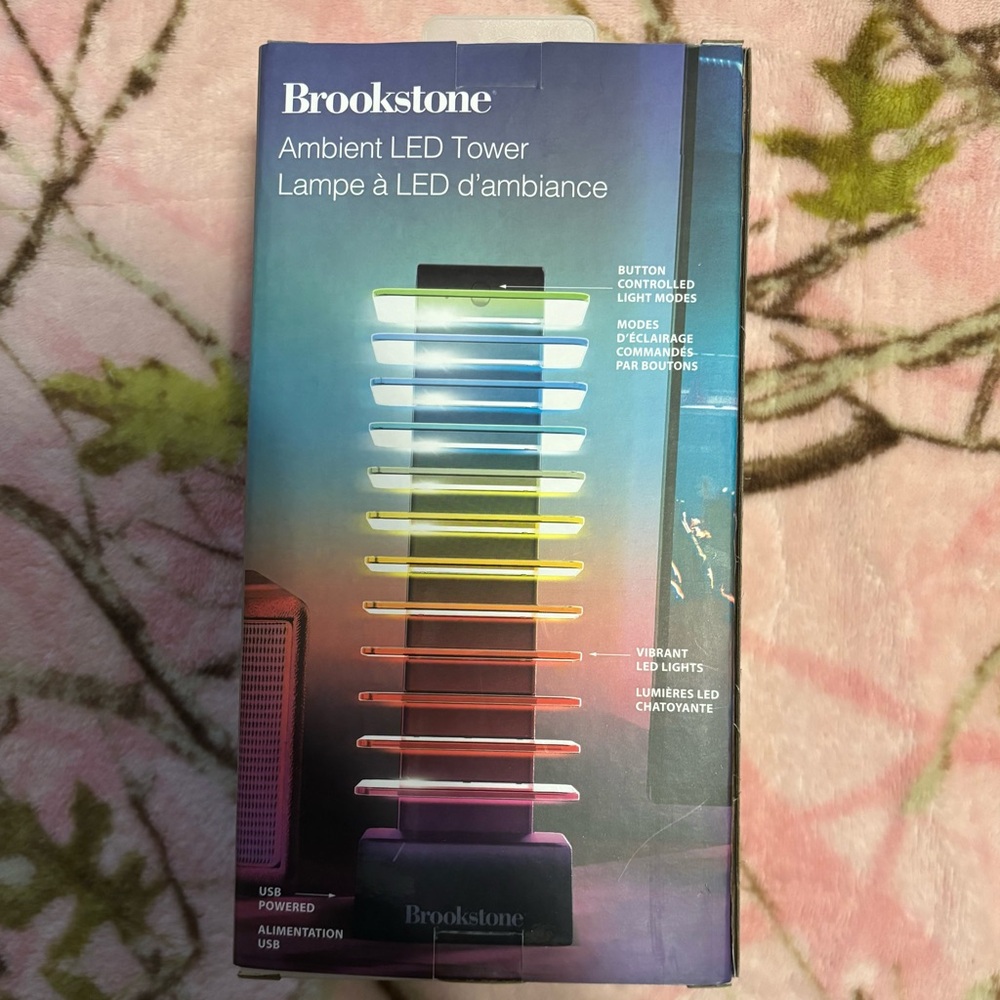Brookstone Ambient LED Tower - Multicolor